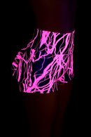 Pink Lightning Ruffle Rump Shorts - Coquetry Clothing