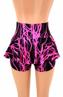 Pink Lightning Ruffle Rump Shorts - Coquetry Clothing