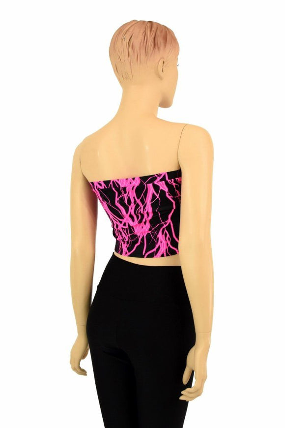 Pink Lightning Tube Top - Coquetry Clothing