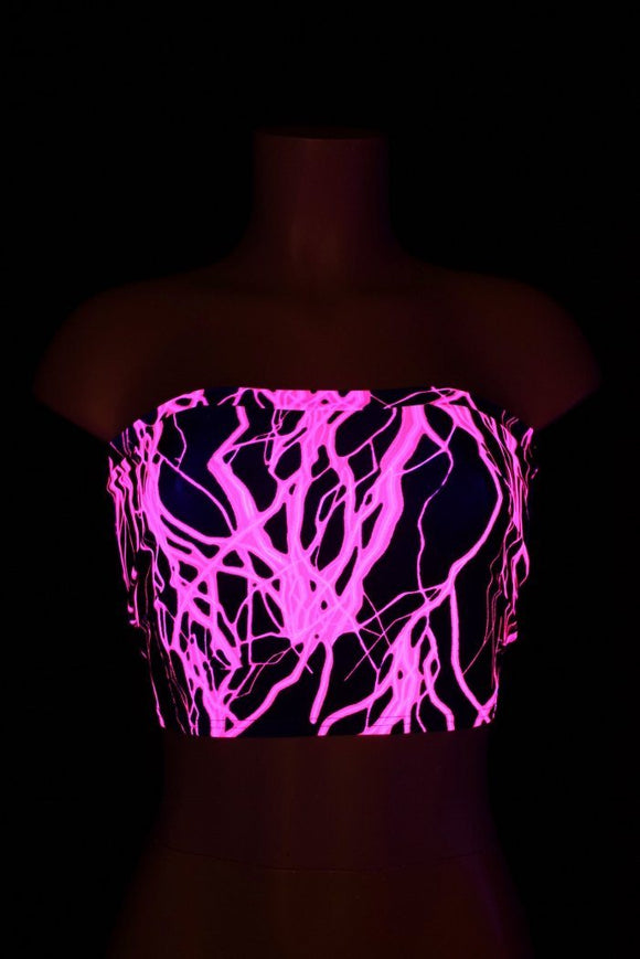 Pink Lightning Tube Top - Coquetry Clothing
