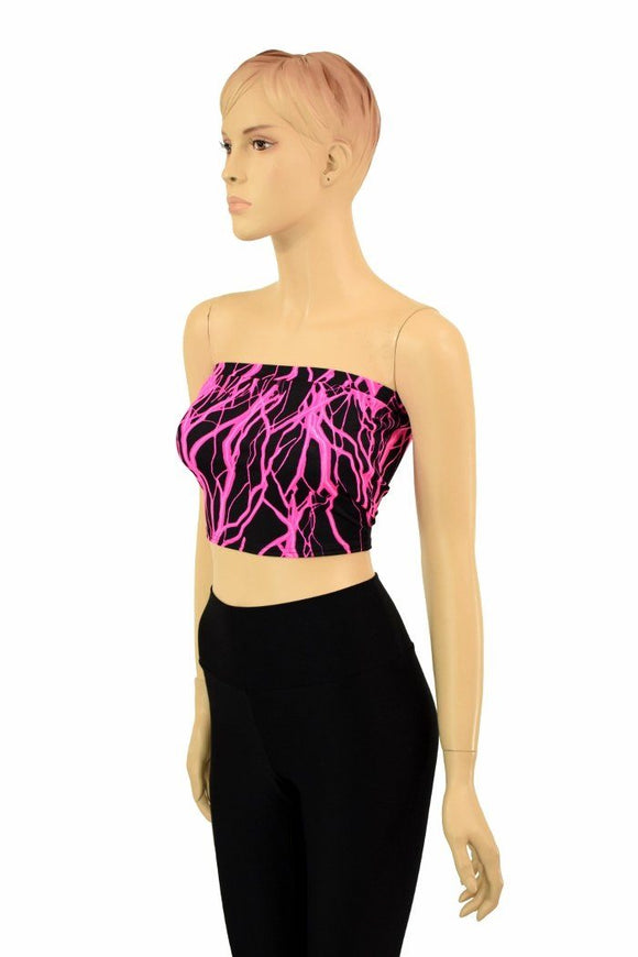 Pink Lightning Tube Top - Coquetry Clothing