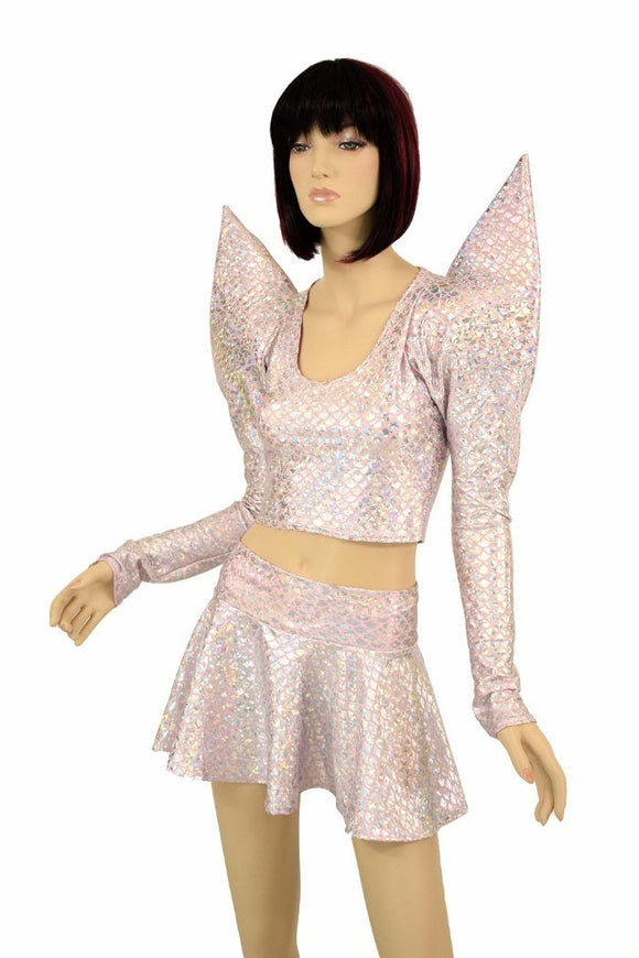 Pink Mega Sharp Shoulder Set - Coquetry Clothing