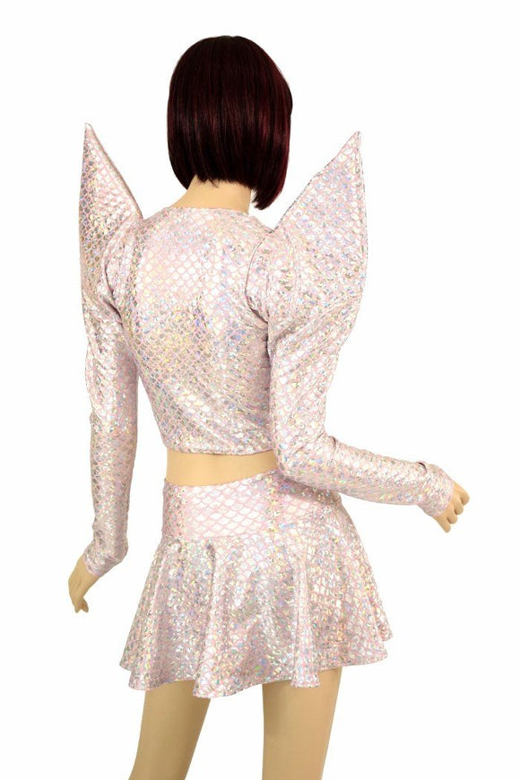 Pink Mega Sharp Shoulder Set - Coquetry Clothing