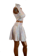 Pink Mermaid Crop & Skater Skirt Set - Coquetry Clothing