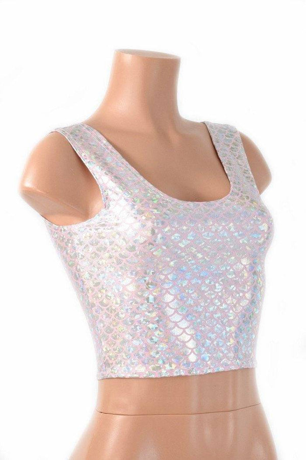 Pink Mermaid Crop Top - 3
