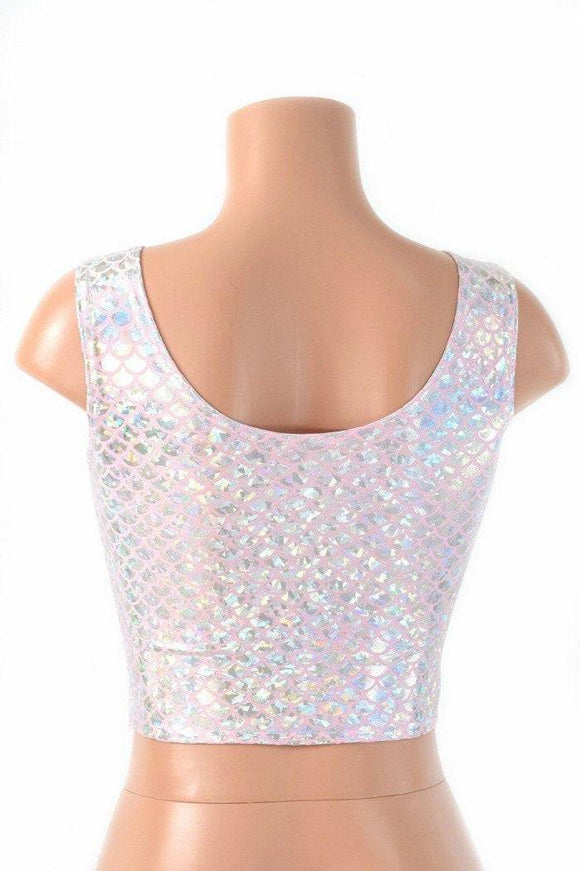 Pink Mermaid Crop Top - Coquetry Clothing
