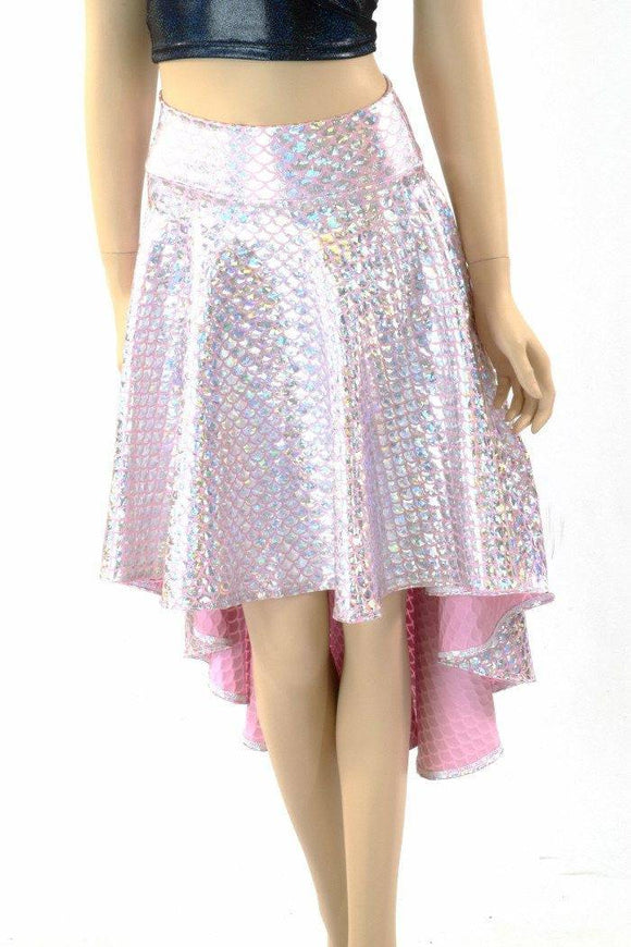 Pink Mermaid Hi - Lo Skirt - Coquetry Clothing