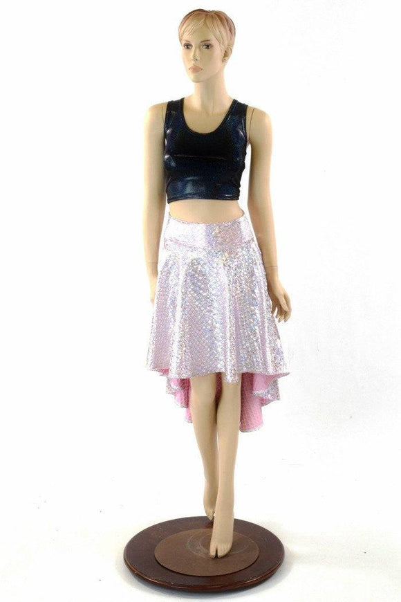 Pink Mermaid Hi - Lo Skirt - Coquetry Clothing