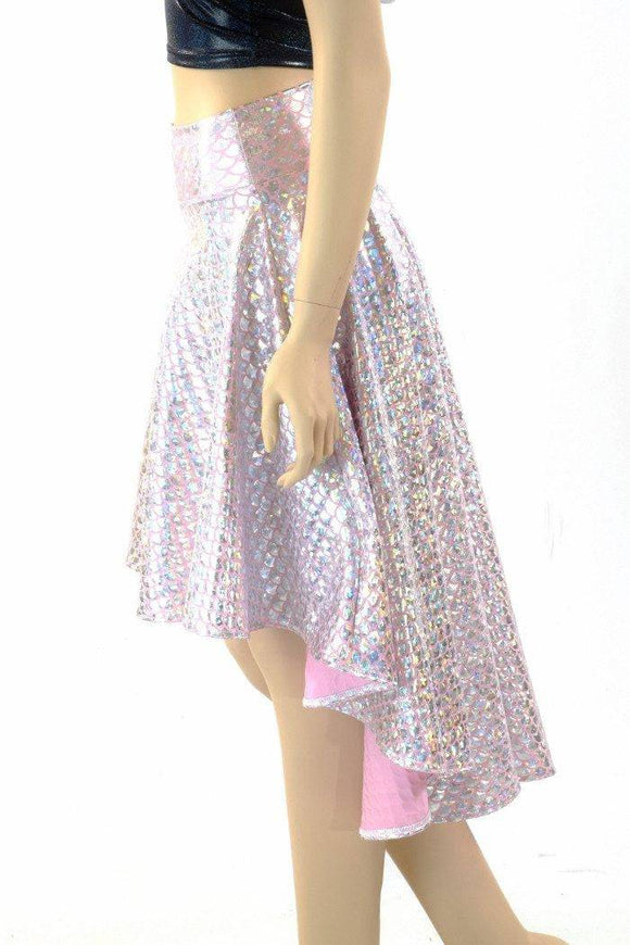 Pink Mermaid Hi - Lo Skirt - Coquetry Clothing