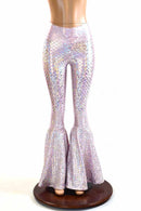 Pink Mermaid High Waist Bell Bottom Flares - Coquetry Clothing