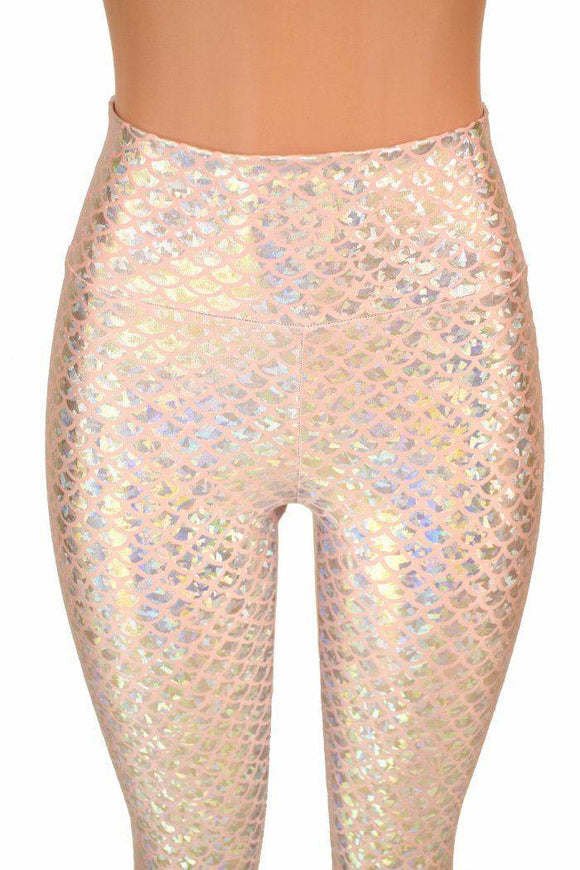 Pink Mermaid Leggings - Coquetry Clothing