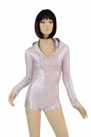 Pink Mermaid Long Sleeve Hoodie Romper - Coquetry Clothing