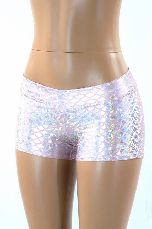Pink Mermaid Lowrise Shorts - Coquetry Clothing