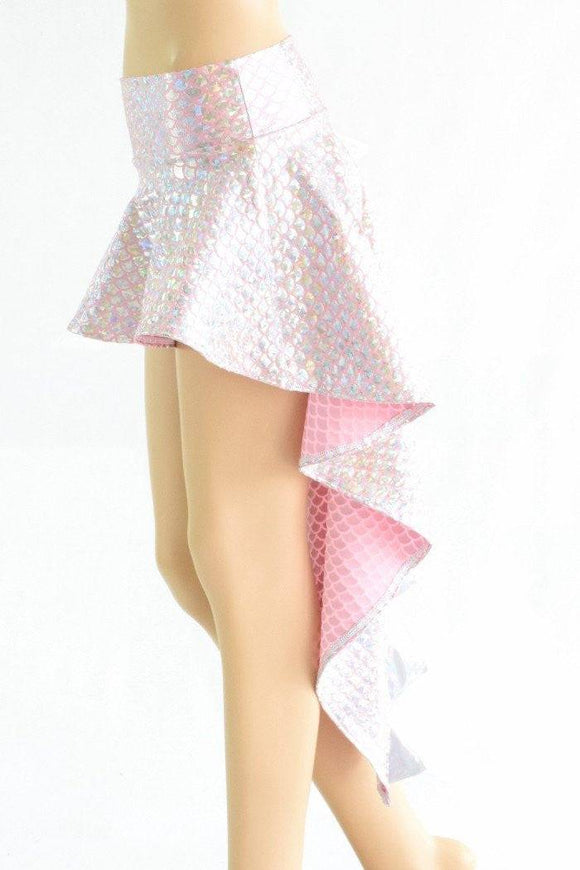 Pink Mermaid Scale Dragon Tail Skirt - Coquetry Clothing