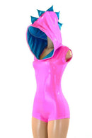 Pink & Peacock Dragon Hoodie Romper - Coquetry Clothing