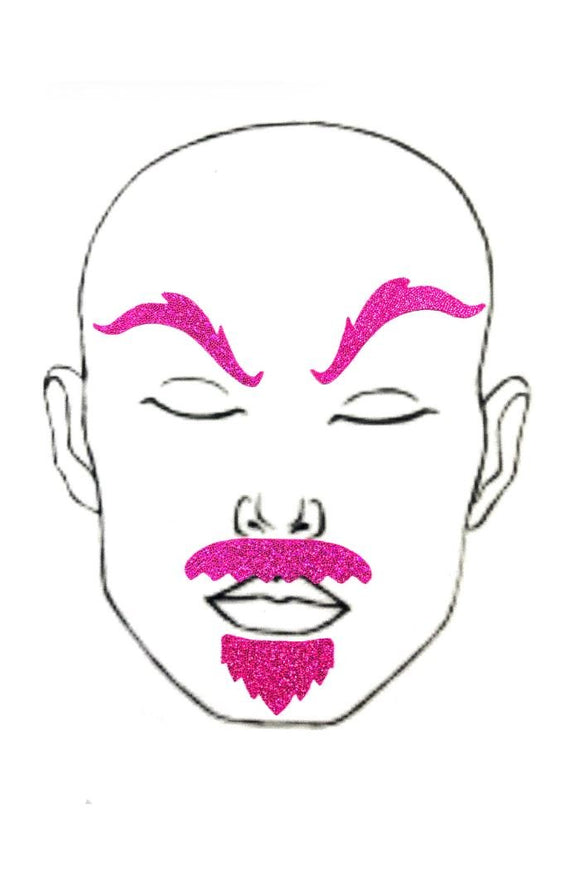 Pink "Rugged" Facial Fashion Kit - Coquetry Clothing