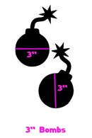 Pink Sparkly Jewel Bomb Pasties - Coquetry Clothing