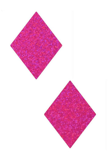 Pink Sparkly Jewel Diamond Pasties - Coquetry Clothing