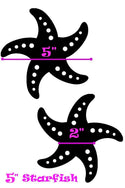 Pink Sparkly Jewel Starfish Pasties - 3