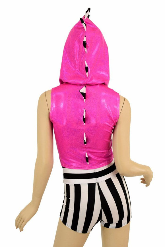 Pink Zebra Dragon Hoodie Set - Coquetry Clothing