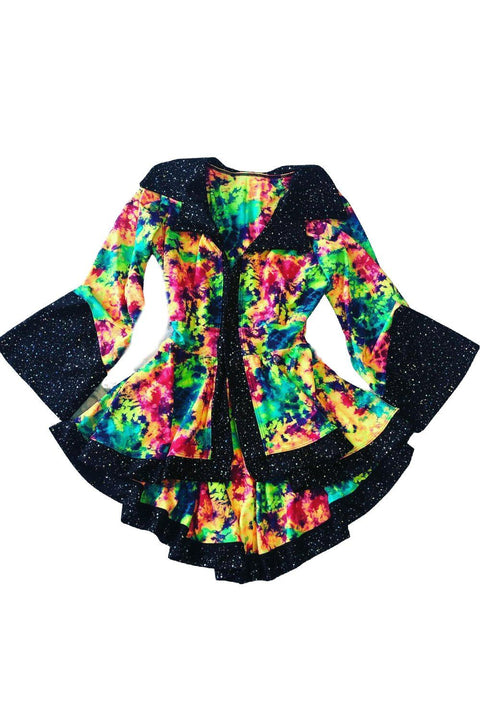 Acid Splash Pirate Coat - Coquetry Clothing