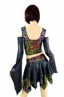 Pixie Day - Tripper Set in Black Holo & Poisonous - Coquetry Clothing
