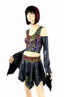 Pixie Day - Tripper Set in Black Holo & Poisonous - Coquetry Clothing