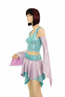 Pixie Day - Tripper Set in Lilac Holo & Seafoam Holo - Coquetry Clothing