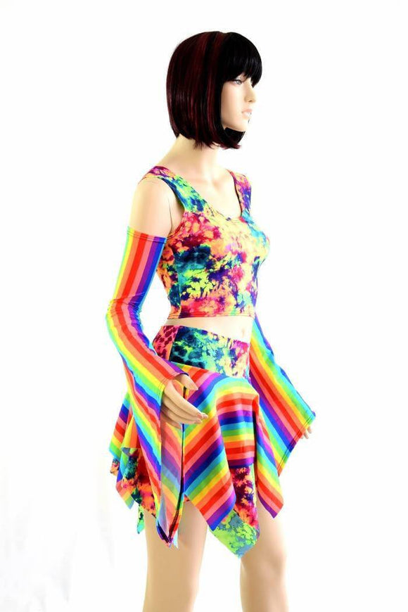 Pixie Day - Tripper Set in Rainbow & Acid Splash - Coquetry Clothing