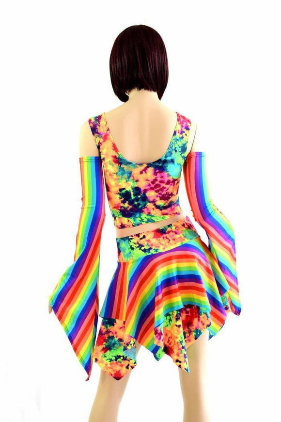 Pixie Day - Tripper Set in Rainbow & Acid Splash - Coquetry Clothing