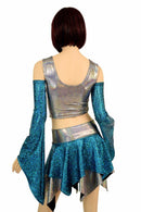 Pixie Day - Tripper Set in Turquoise and Silver - Coquetry Clothing