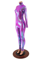 Plumeria Catsuit with Back Zipper - Coquetry Clothing