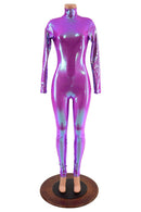 Plumeria Catsuit with Back Zipper - Coquetry Clothing