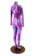 Small Ready to Ship Plumeria Catsuit with Back Zipper - 4