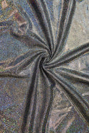 Plumeria Hi Lo Skater Dress with Silver Holo Skirt Lining - 7
