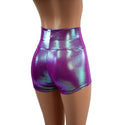 Plumeria High Waist Shorts READY to SHIP - 2