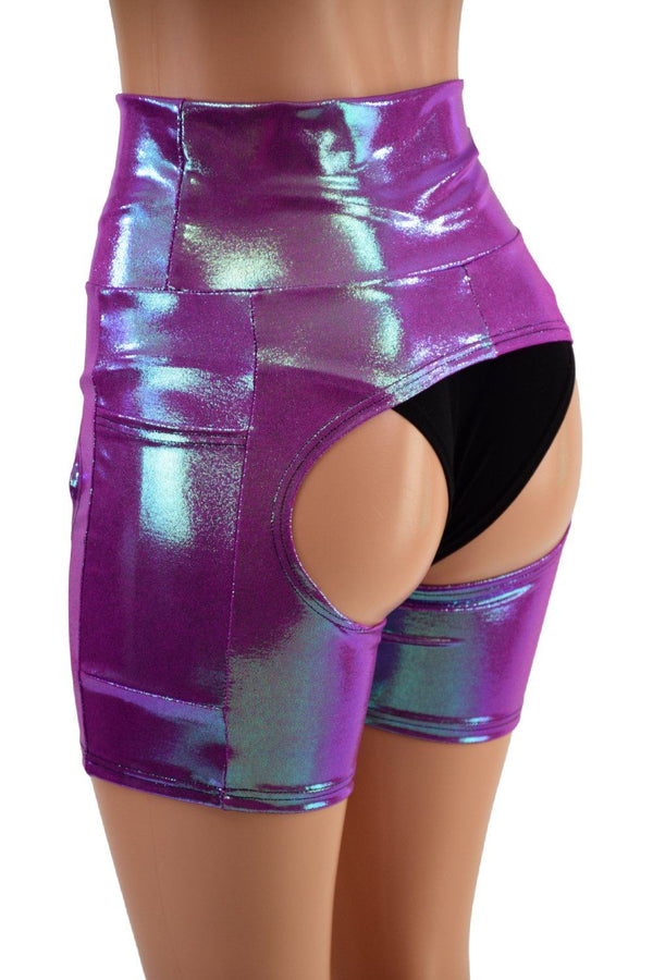 Plumeria Short Chaps with Side Pockets - 4