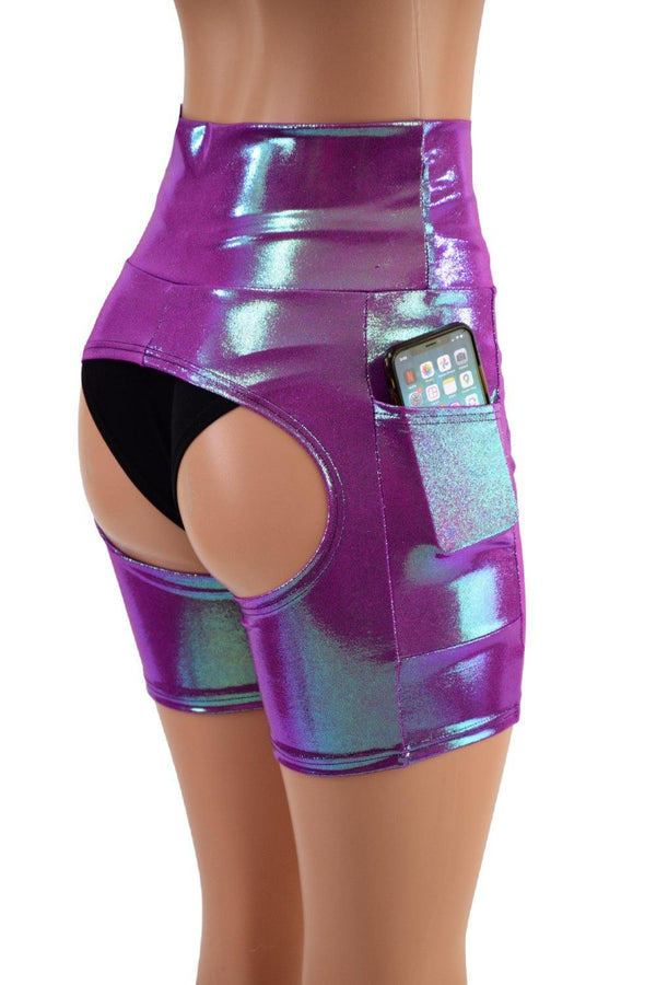 Plumeria Short Chaps with Side Pockets - 6