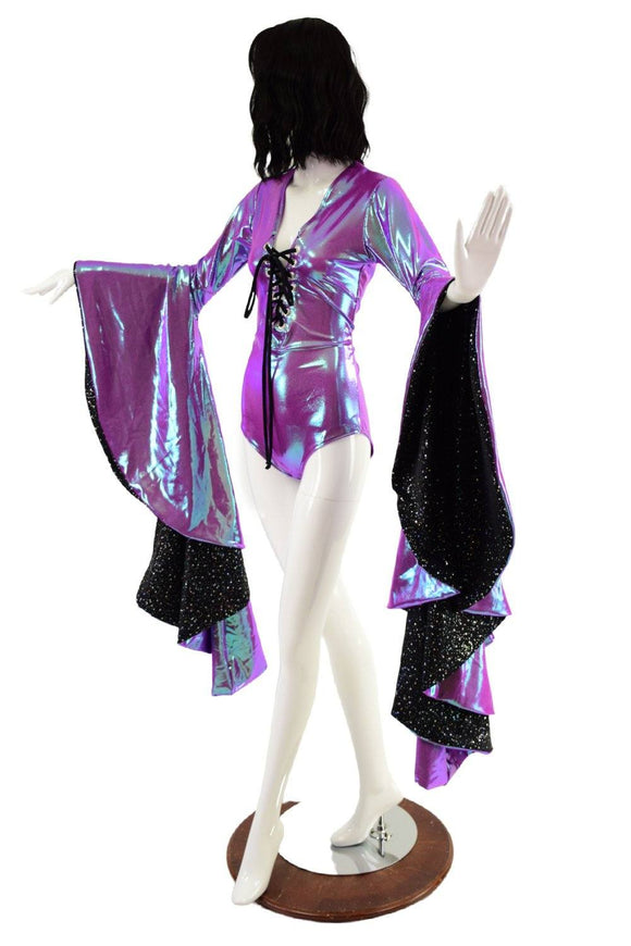 Plumeria & Star Noir Sorceress Romper - Coquetry Clothing