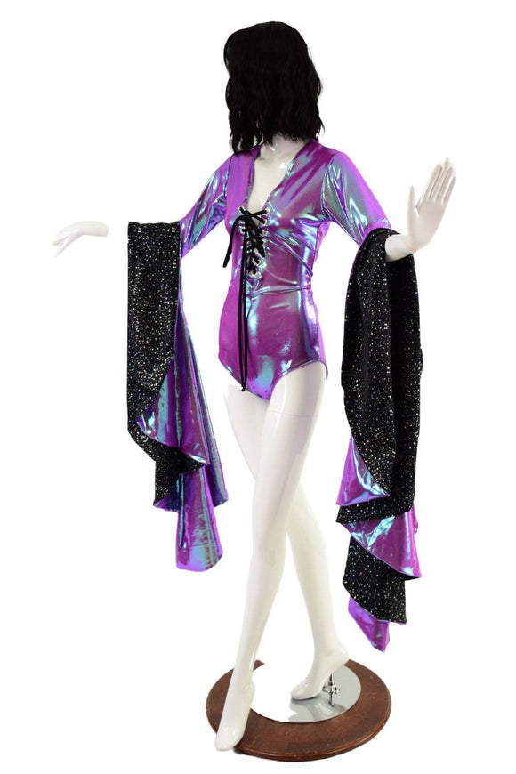 Plumeria & Star Noir Sorceress Romper - Coquetry Clothing
