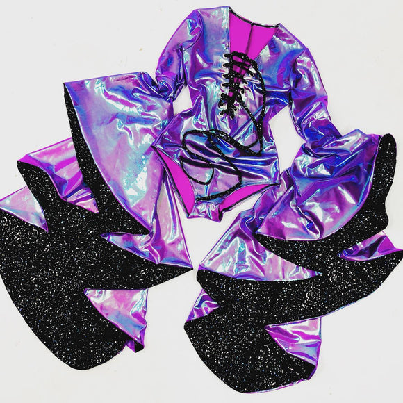 Plumeria & Star Noir Sorceress Romper - Coquetry Clothing
