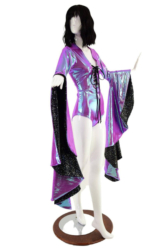 Plumeria & Star Noir Sorceress Romper - Coquetry Clothing