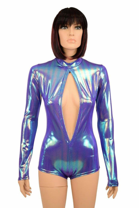 Plunging Keyhole Romper - Coquetry Clothing