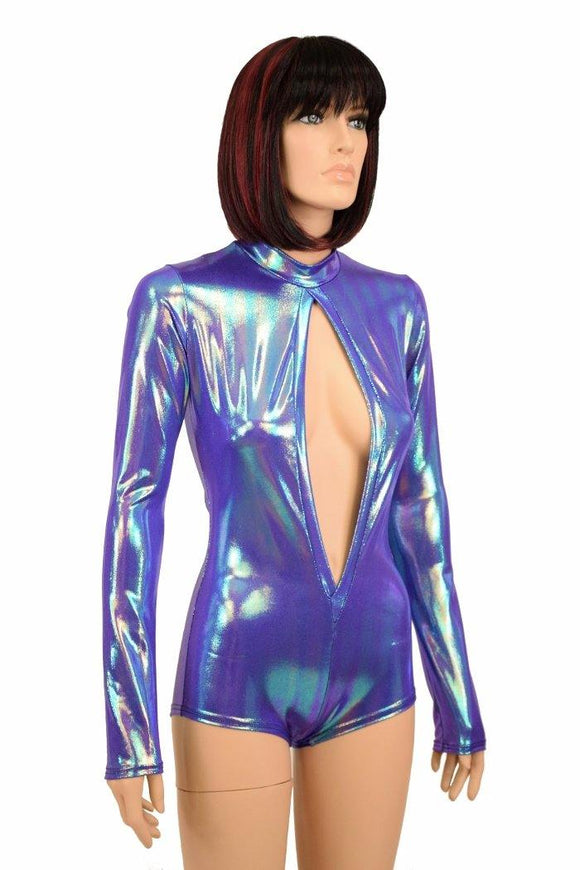 Plunging Keyhole Romper - Coquetry Clothing