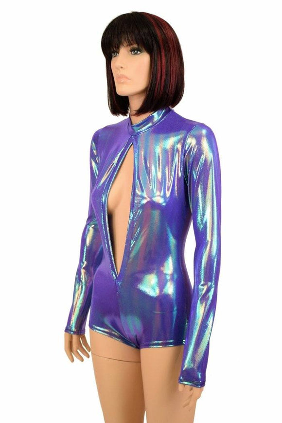 Plunging Keyhole Romper - Coquetry Clothing