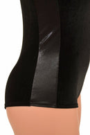 Plunging V Neck Side Panel Romper - Coquetry Clothing