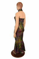 Poisonous Backless Turtleneck Gown - Coquetry Clothing