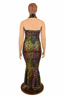 Poisonous Backless Turtleneck Gown - Coquetry Clothing