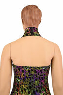 Poisonous Backless Turtleneck Gown - Coquetry Clothing