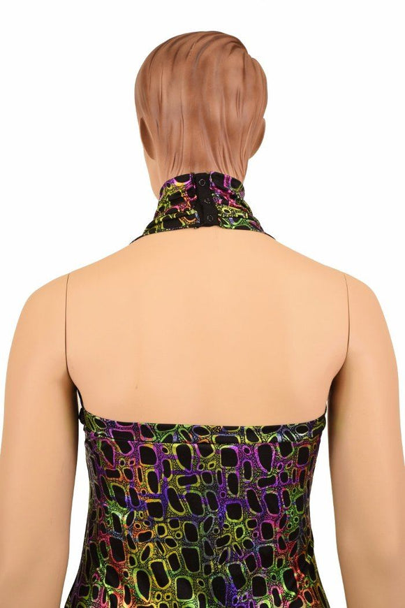 Poisonous Backless Turtleneck Gown - Coquetry Clothing